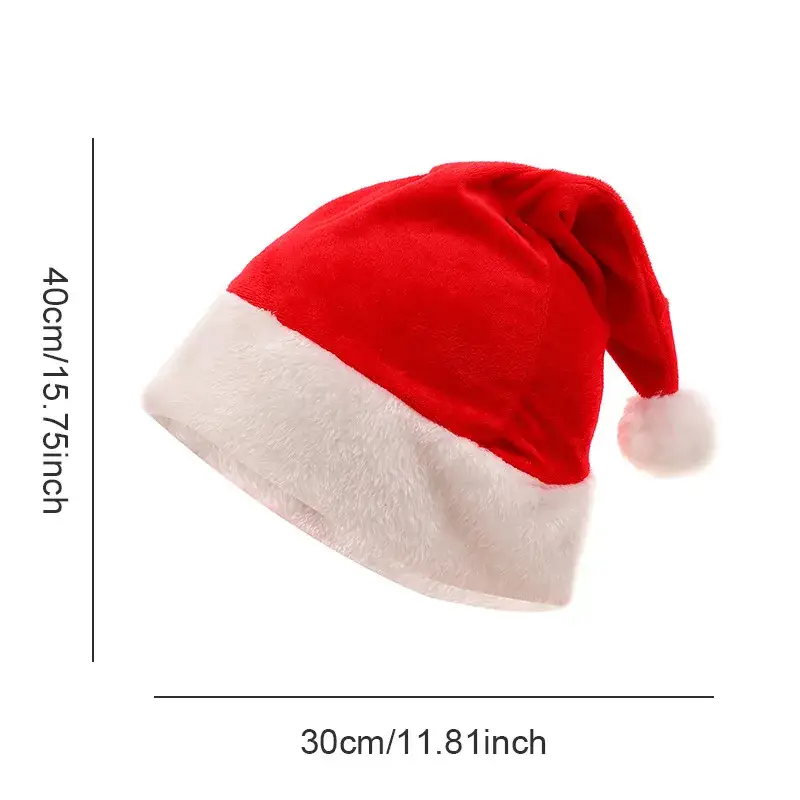 Plush Luminous LED Santa Hat 110g - Image 16
