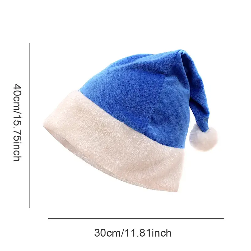 Plush Luminous LED Santa Hat 110g - Image 18