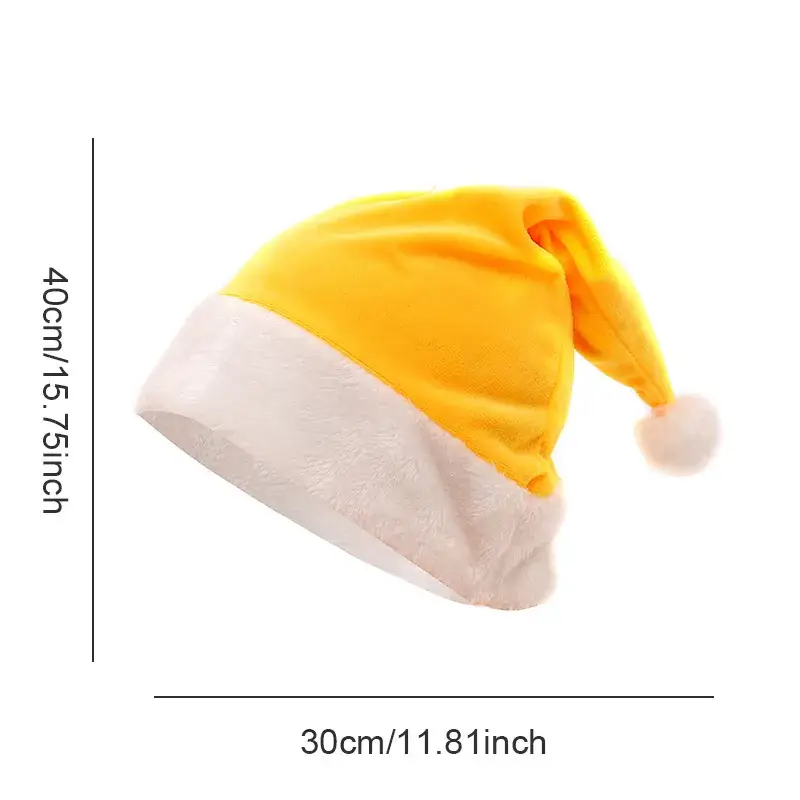 Plush Luminous LED Santa Hat 110g - Image 19