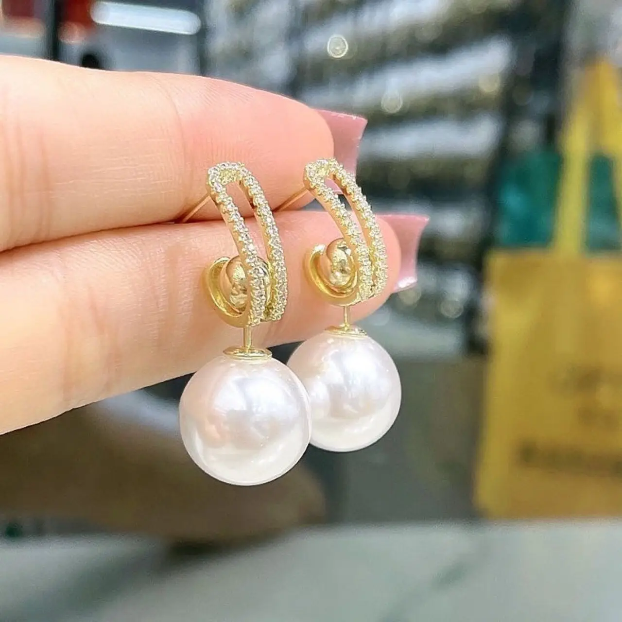 S925 Silver Pearl Earrings for Women Elegant Luxury — feature 21