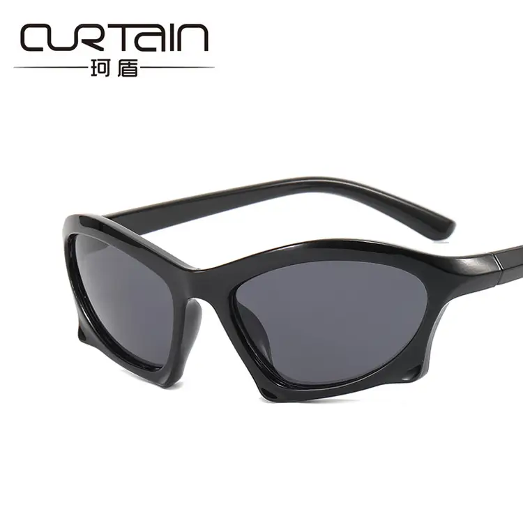 Irregular Black Sunglasses for Outdoor Sports 2022 - Image 11