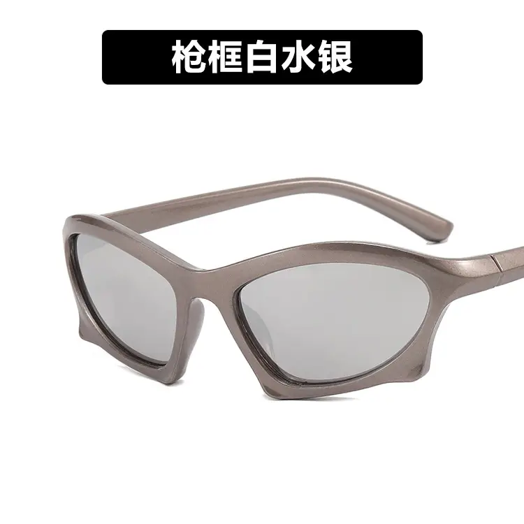 Irregular Black Sunglasses for Outdoor Sports 2022 - Image 3