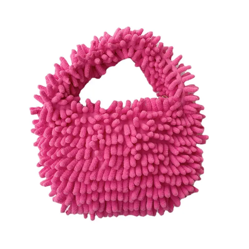Pink Plush Candy Handbag for Girls