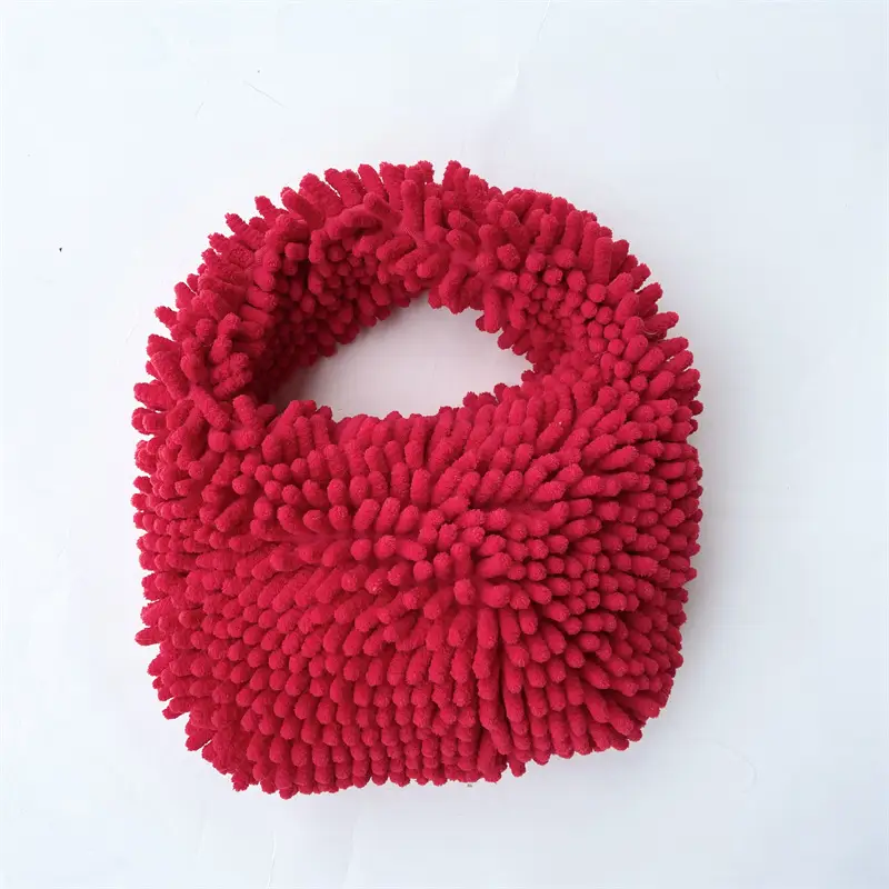 Pink Plush Candy Handbag for Girls