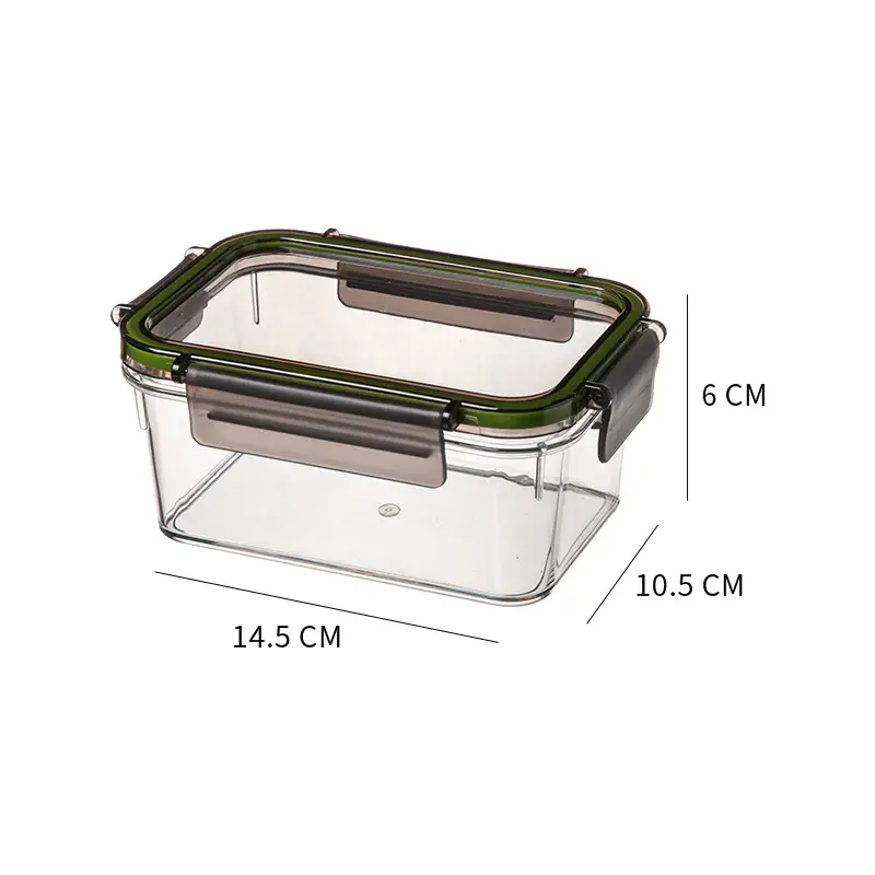 Transparent Plastic Pickle Storage Box for Refrigerator - Image 4