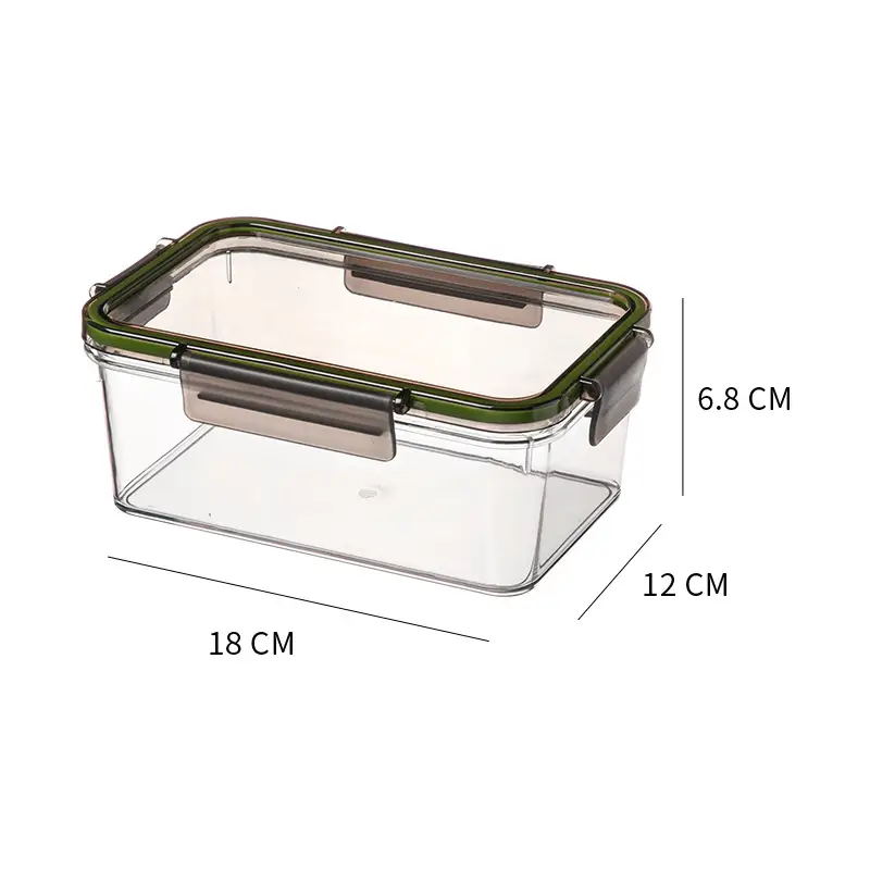 Transparent Plastic Pickle Storage Box for Refrigerator - Image 5
