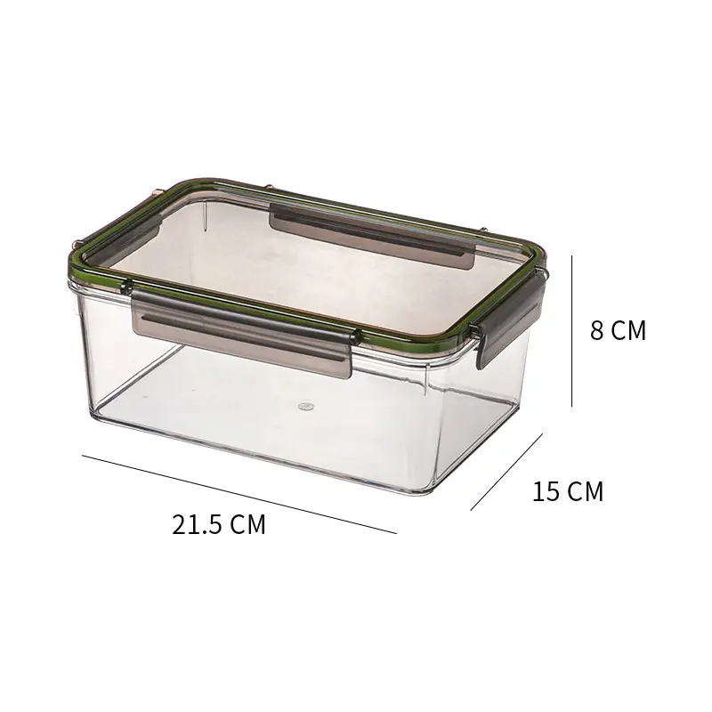Transparent Plastic Pickle Storage Box for Refrigerator - Image 6