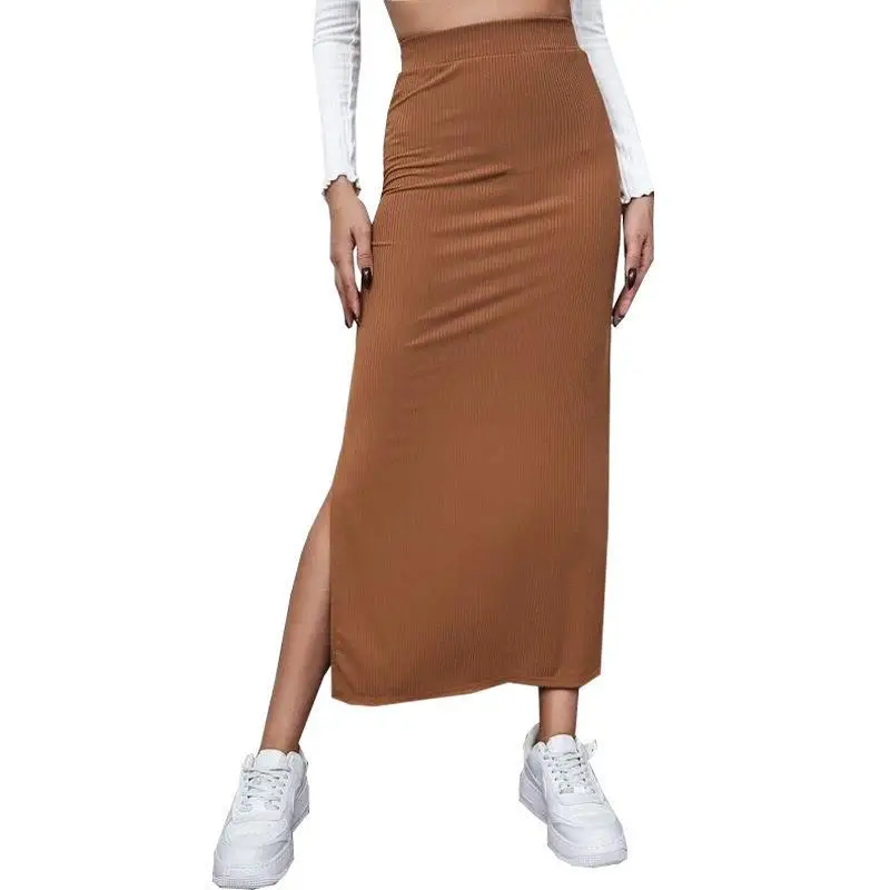 Women's Pure Color Skirt 2025 European American Export - Image 4