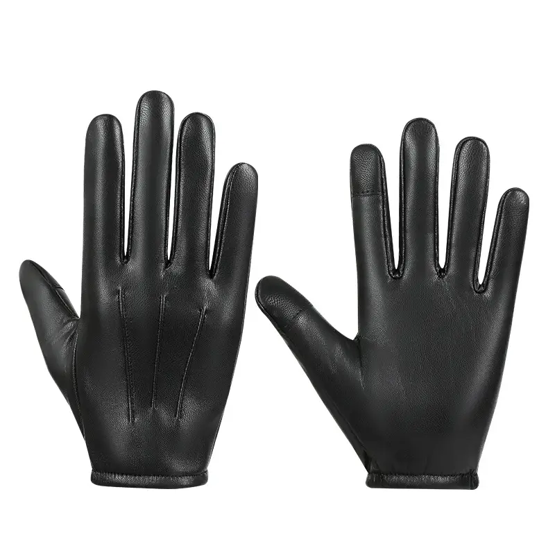 Warm Winter Cycling Gloves Men Women Black Flame Thickened - Image 16
