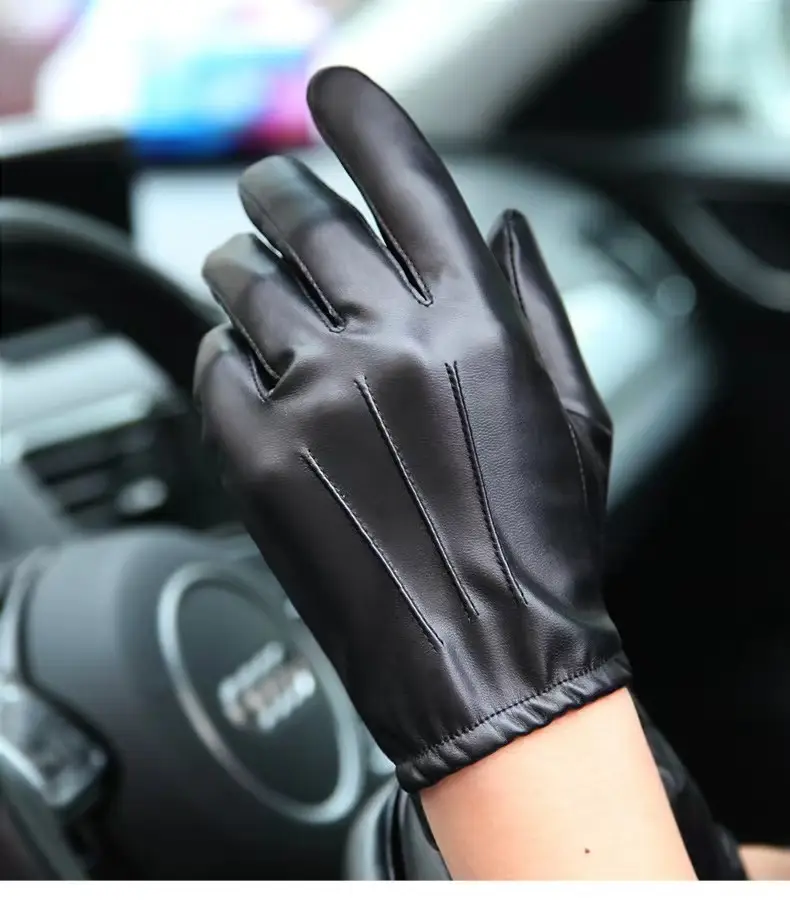 Warm Winter Cycling Gloves Men Women Black Flame Thickened - Image 2
