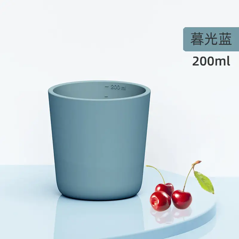 Soft Silicone Baby Drinking Cup 200ML Anti-Shatter - Image 3