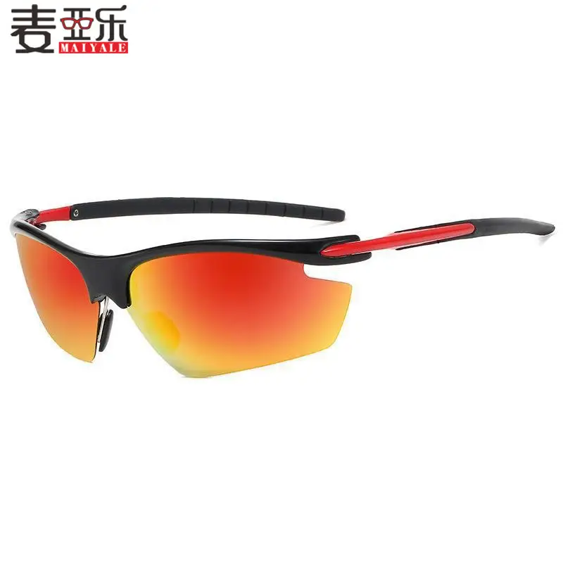 Women's Windproof Polarized Sunglasses Pink Lens - Image 13
