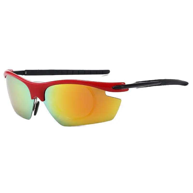 Women's Windproof Polarized Sunglasses Pink Lens - Image 7
