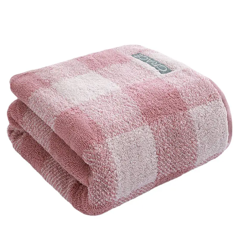 Gray 470g Cotton Bath Towel with Logo - Image 15