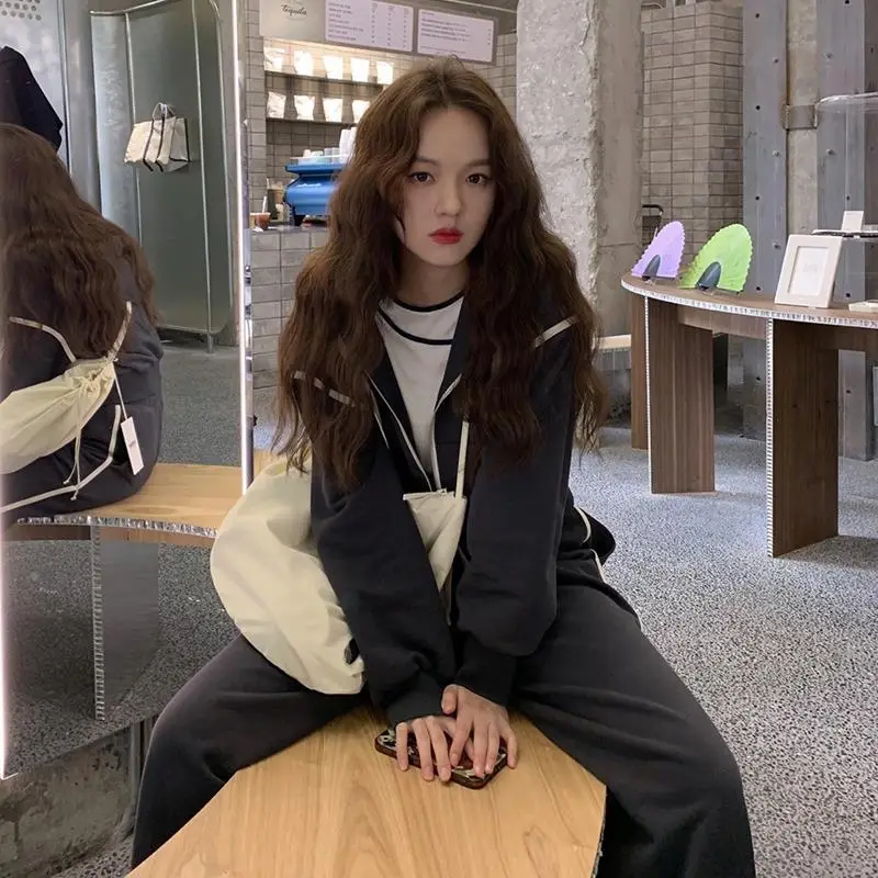 Women's Slim Fit Sweater Set Autumn Winter Salt Style