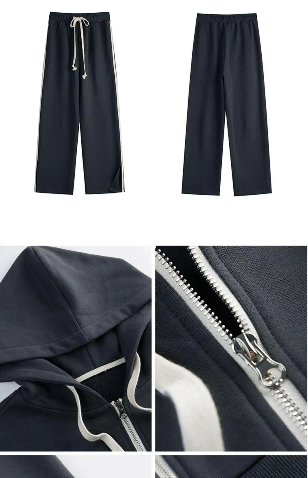 Women's Slim Fit Sweater Set Autumn Winter Salt Style — feature 4