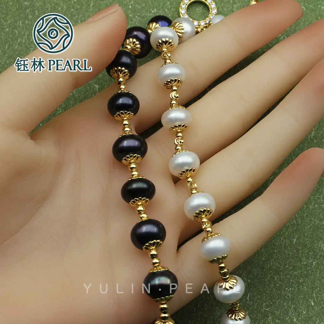 Elegant Pearl Bracelet for Women's Hepburn Extended Chain