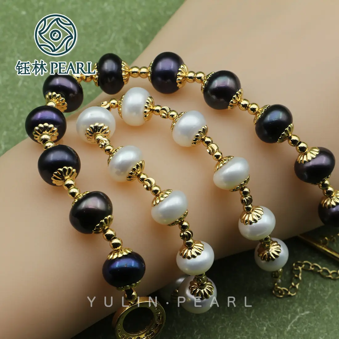 Elegant Pearl Bracelet for Women's Hepburn Extended Chain
