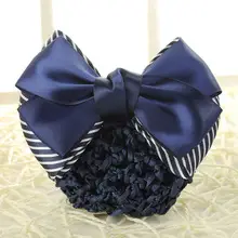 Black Bow Hairpin for Women with Net Bag — feature 19