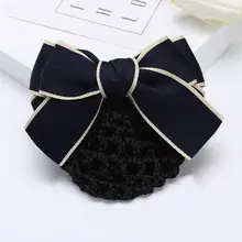 Black Bow Hairpin for Women with Net Bag — feature 25