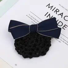 Black Bow Hairpin for Women with Net Bag — feature 29