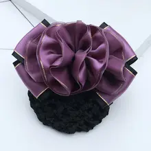 Black Bow Hairpin for Women with Net Bag — feature 31