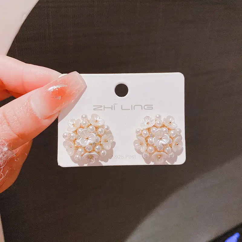 Light Luxury Super Fairy Flower Earrings New Trendy — feature 2
