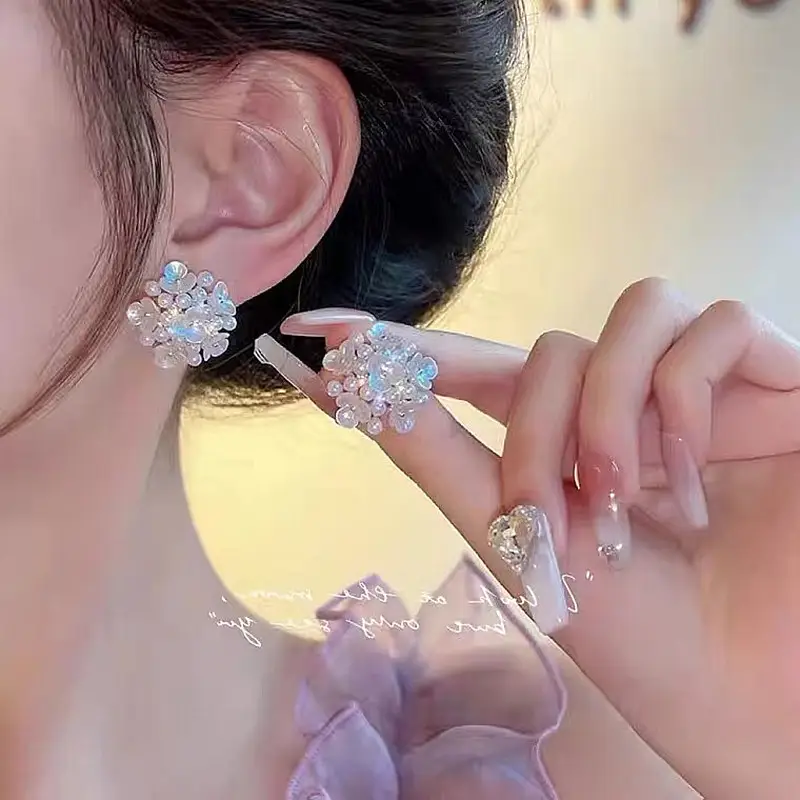 Light Luxury Super Fairy Flower Earrings New Trendy — feature 5