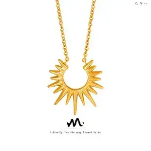 Gold Plated Women's Tassel Necklace for Winter Autumn — feature 4