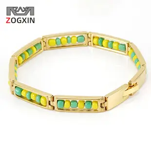 18K Golden Personality Ot Buckle Bracelet for Women — feature 8