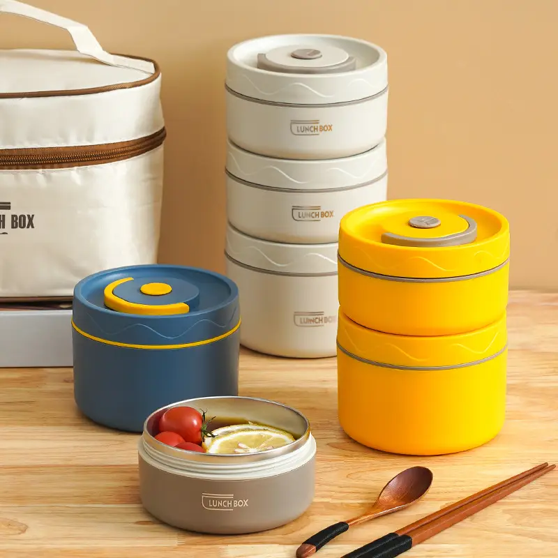 304 Stainless Steel Lunch Box Set for Students - Image 40