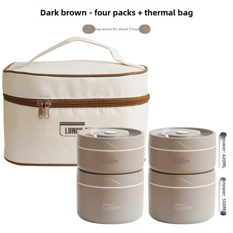 304 Stainless Steel Lunch Box Set for Students - Image 30