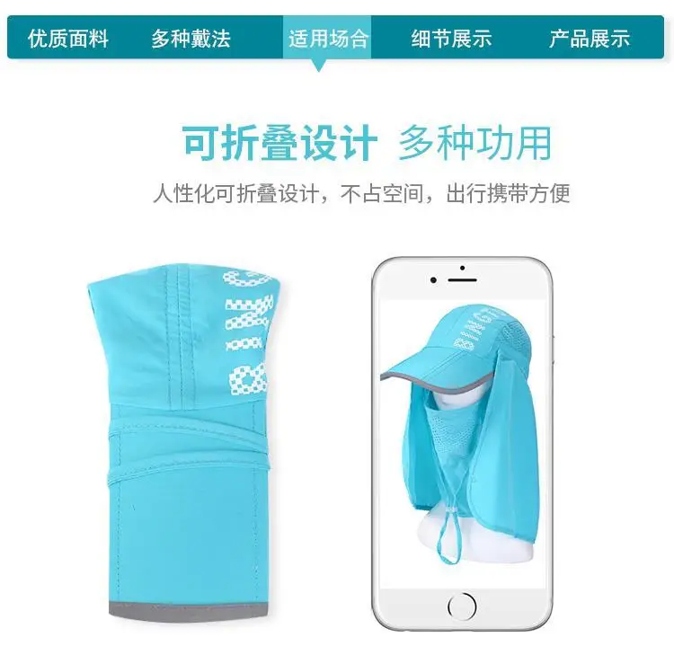 Foldable UV Protection Sun Hat for Men Women — feature 8