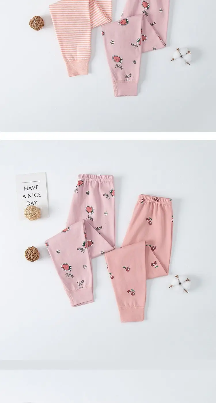 Japanese 2-Piece Cotton Leggings for Kids Boys Girls Warm — feature 4