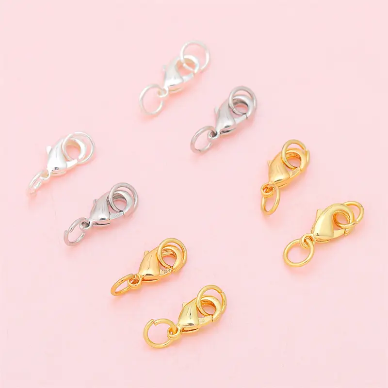 Gold Lobster Buckle Jewelry Accessory 5mm 10mm
