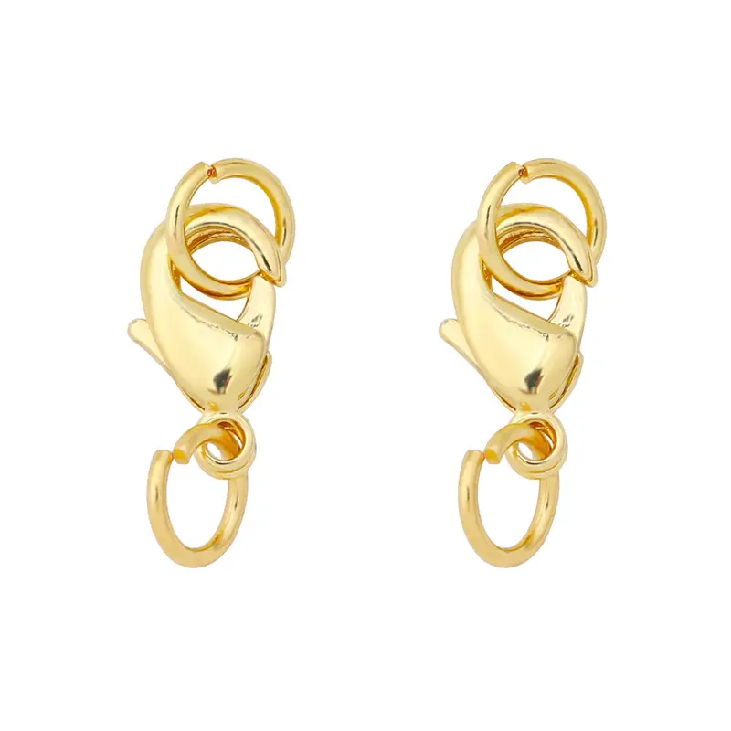 Gold Lobster Buckle Jewelry Accessory 5mm 10mm