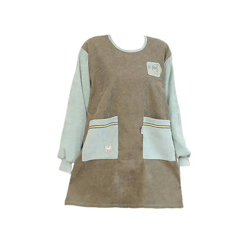 Korean Corduroy Pocket Apron for Women - Image 9