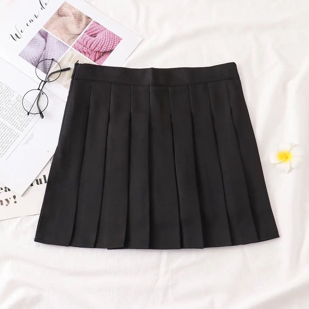 Women Korean Drama Academy Suit Black Pink Short Sleeve Jacket - Image 4