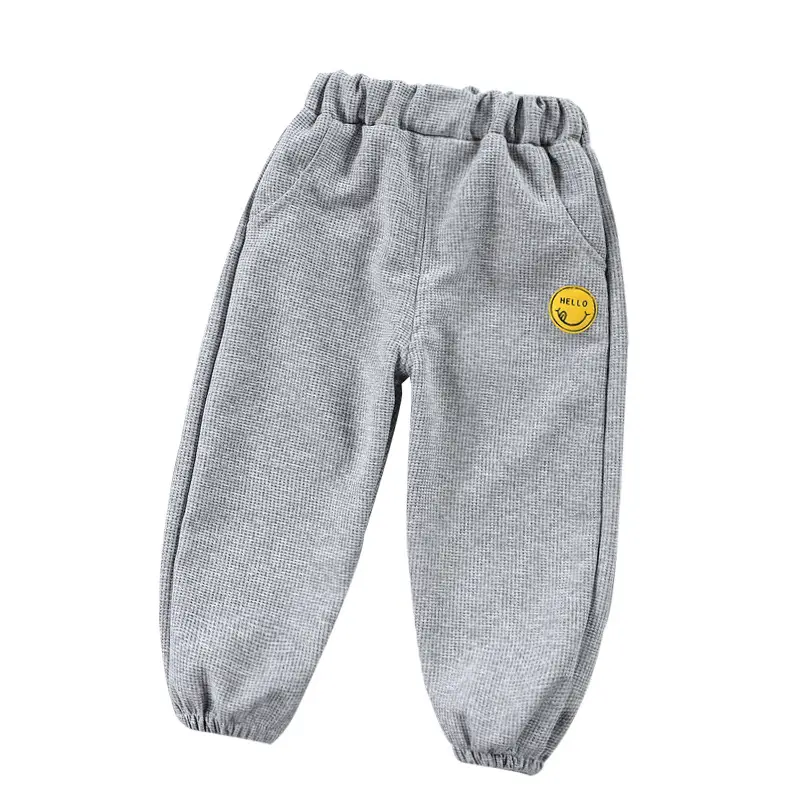 Blue Waffle Pants for Boys Girls Casual Sports Wear - Image 15
