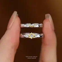 S999 Silver Star Earrings Women's Mori Style — feature 21