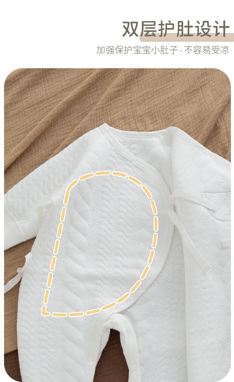 Baby White Daddy & Me Print Long Sleeve Romper — feature 10