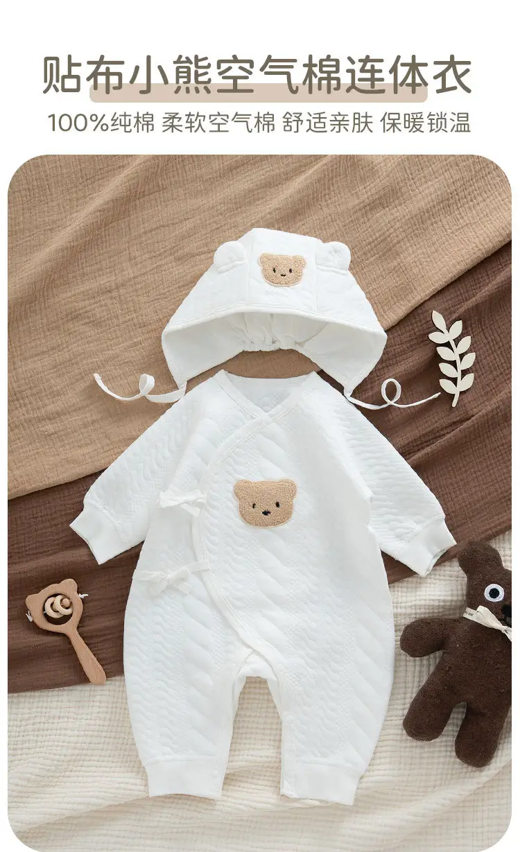 Baby White Daddy & Me Print Long Sleeve Romper — feature 2