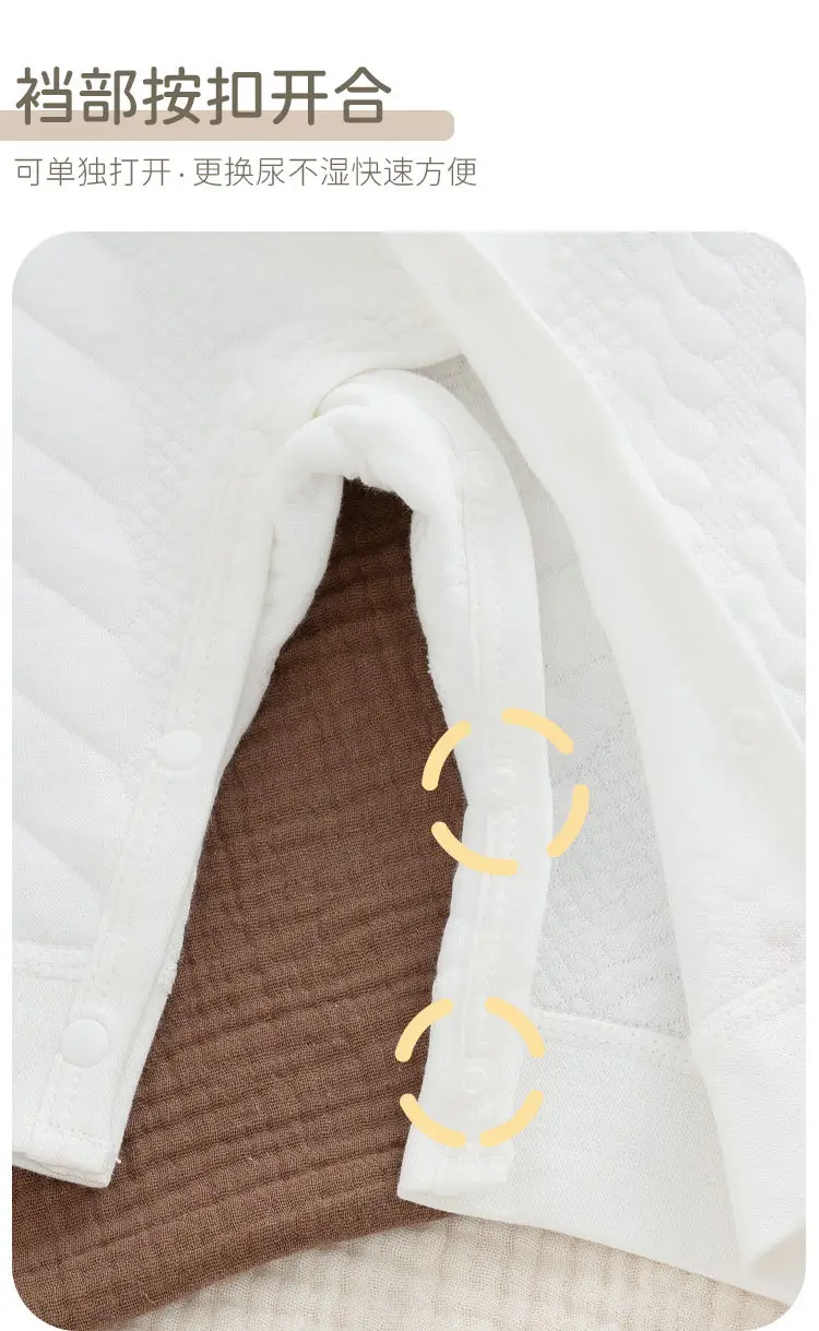 Baby White Daddy & Me Print Long Sleeve Romper — feature 9
