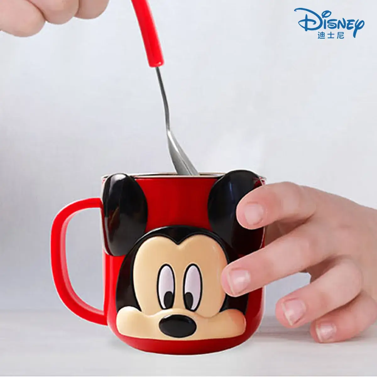 Disney Kids Water Cup with Lid Stainless Steel