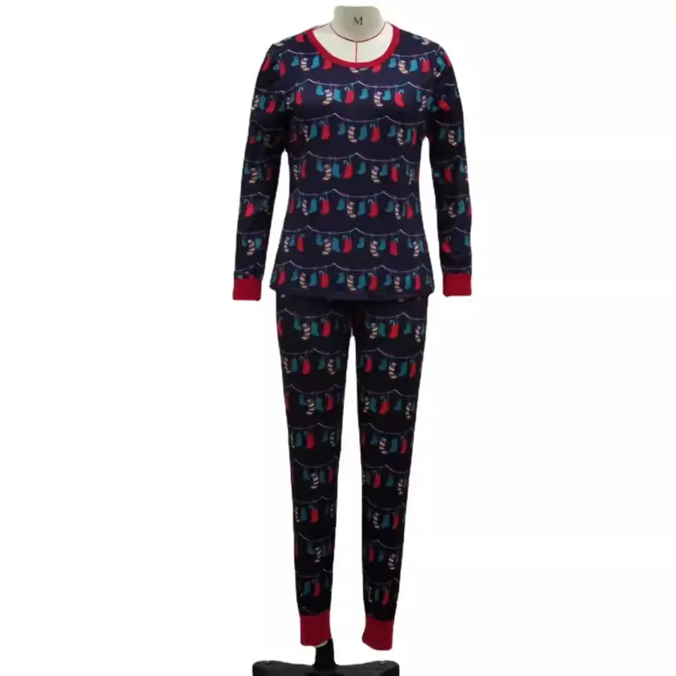 2025 Family Printed Pajamas Set for Kids & Adults