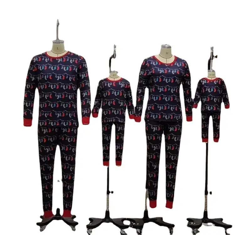 2025 Family Printed Pajamas Set for Kids & Adults