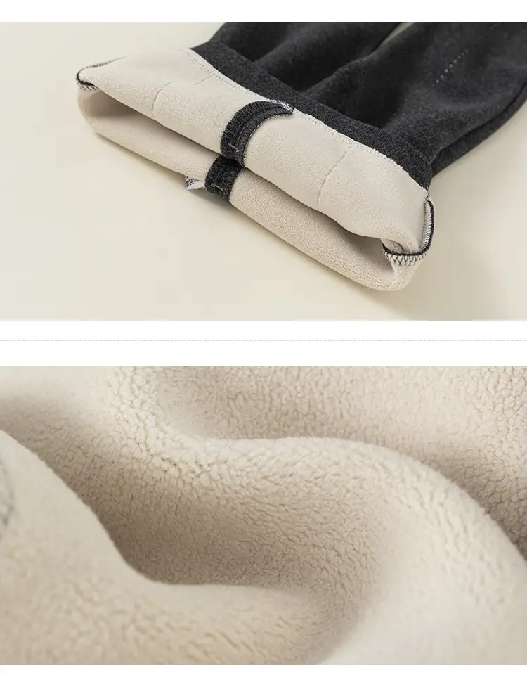 Girls Korean Style Grey Elastic Knit Leggings Spring Autumn — feature 29