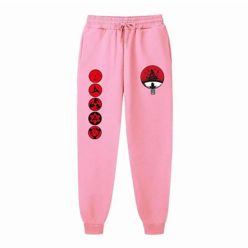 Naruto Men Velvet Pants with Eye Logo - Image 19