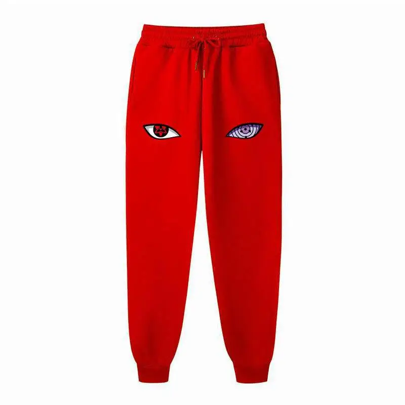 Naruto Men Velvet Pants with Eye Logo - Image 11
