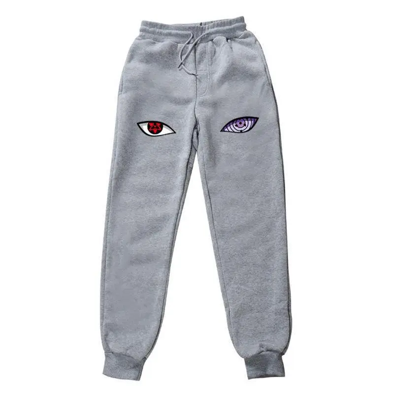 Naruto Men Velvet Pants with Eye Logo - Image 2
